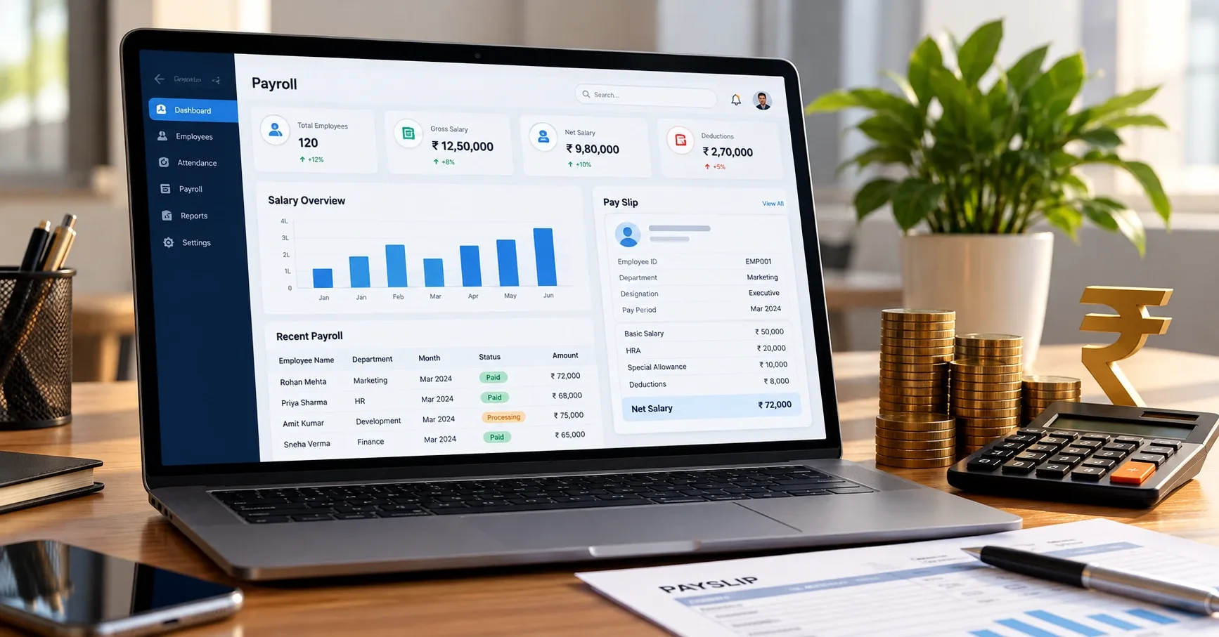 Everything You Need to Know About Salary Structures in India and Payroll Software