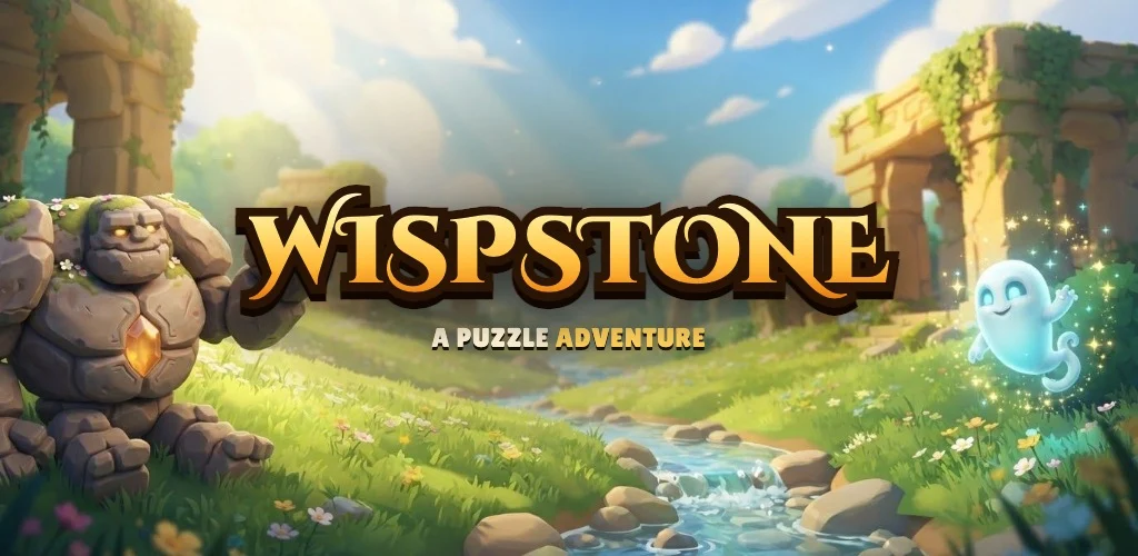 Wispstone: Big the stone golem and the Ghost